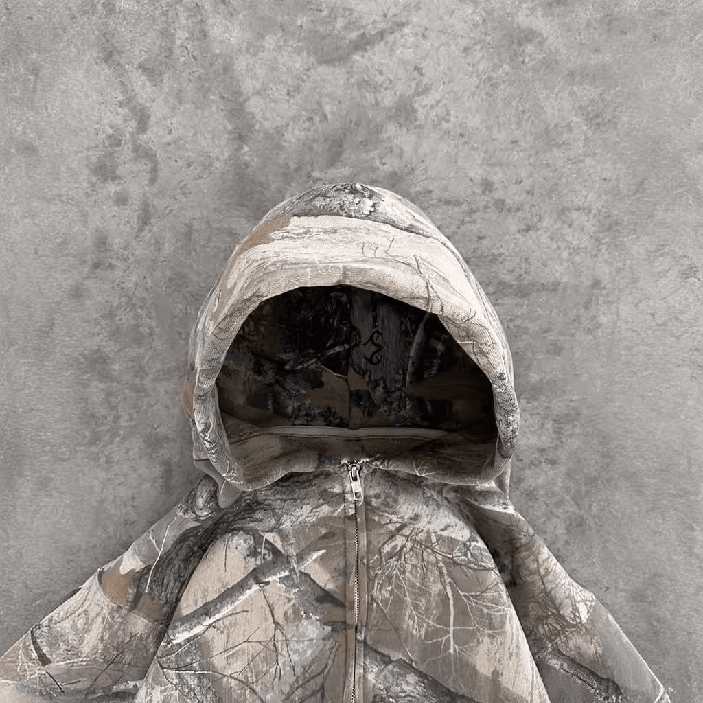 Urban Camo Retro Hoodie - HEARTLESS Habits