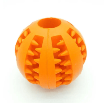 Interactive Rubber Slow Feeder Dog Ball - HEARTLESS Habits