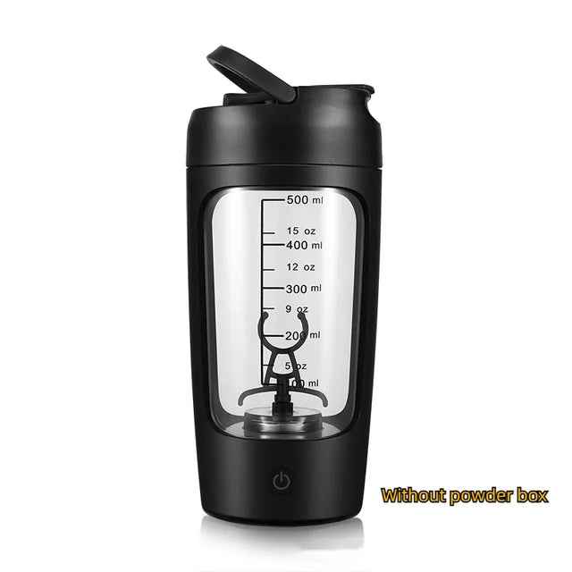 Electric Portable Whey Protein Shaker Bottle - HEARTLESS Habits