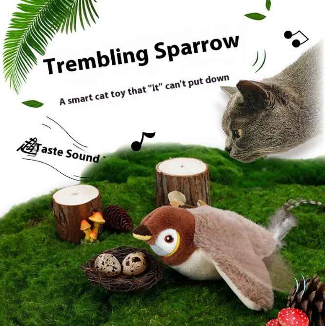 Flapping Bird Cat  Toy - HEARTLESS Habits