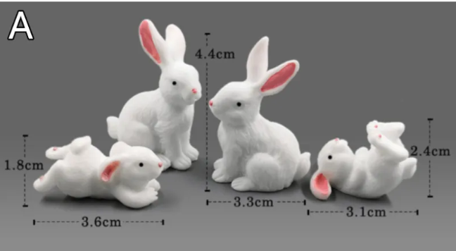 Mini Resin Animal Figurines – DIY Micro-Landscape Decor - HEARTLESS Habits