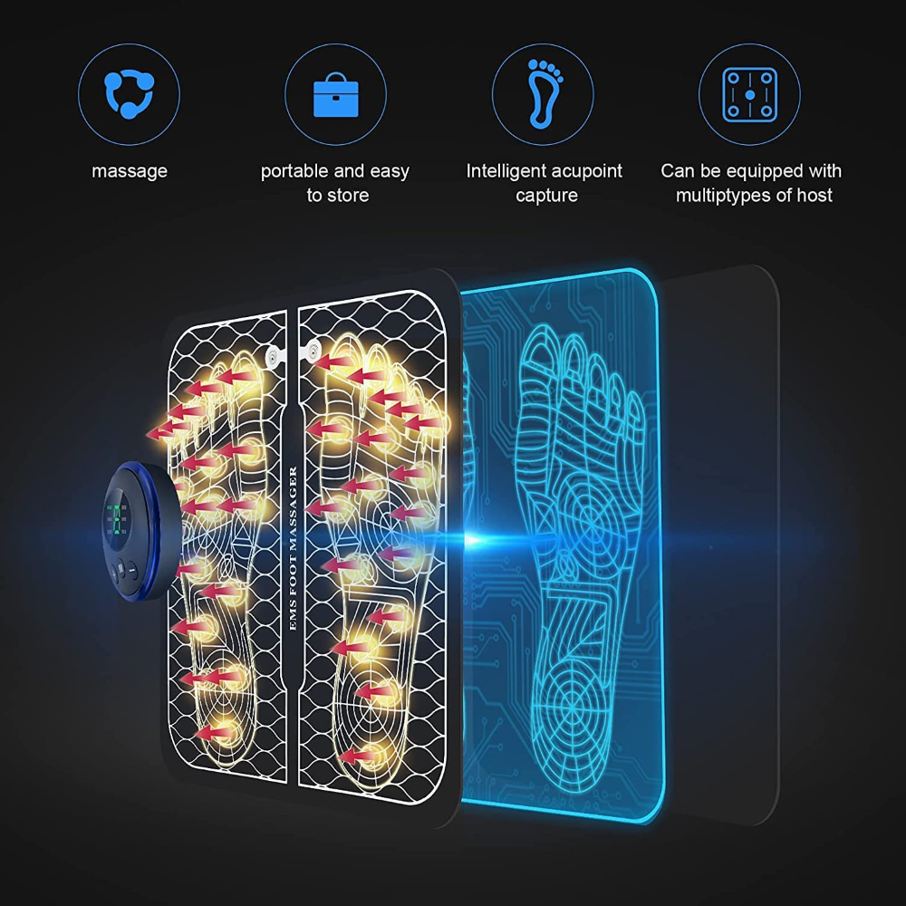 Rechargeable Foot Massage Pad - HEARTLESS Habits