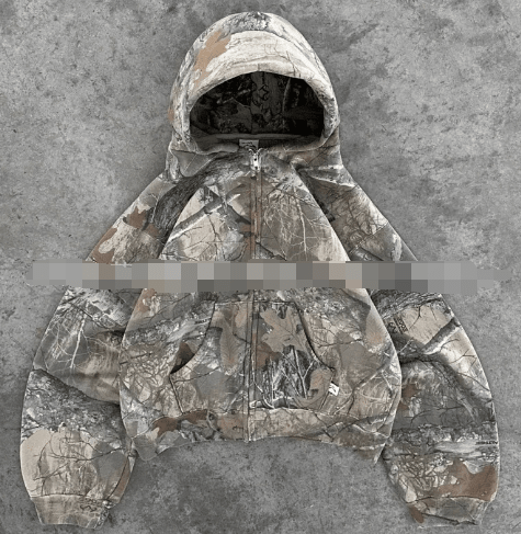 Urban Camo Retro Hoodie - HEARTLESS Habits