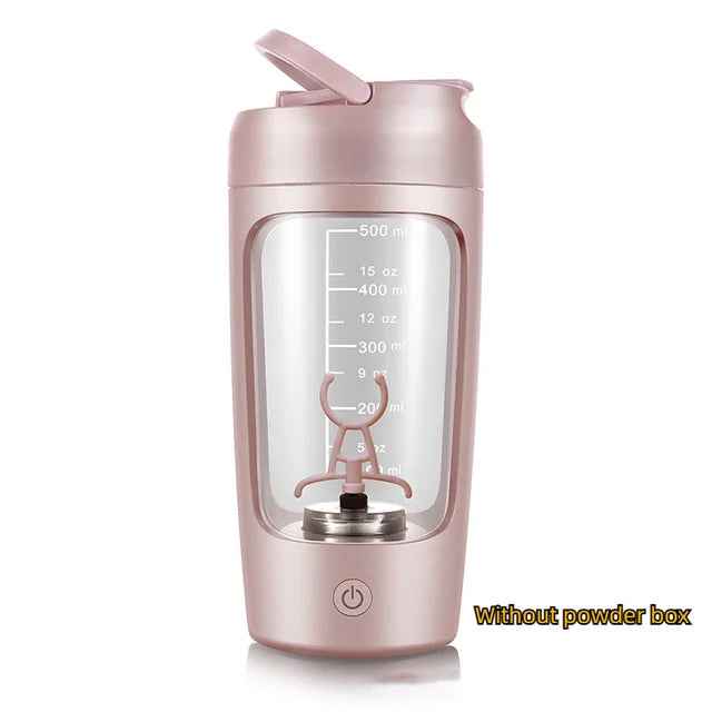 Electric Portable Whey Protein Shaker Bottle - HEARTLESS Habits