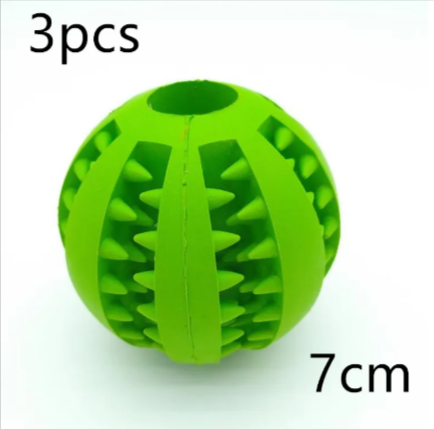 Interactive Rubber Slow Feeder Dog Ball - HEARTLESS Habits