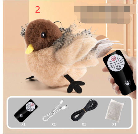 Plush Bird Pet Toy - HEARTLESS Habits