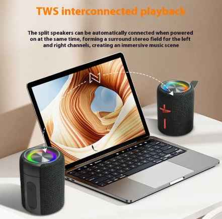 Magnetic Split Bluetooth Subwoofer Speaker – High-Fidelity Portable Audio - HEARTLESS Habits