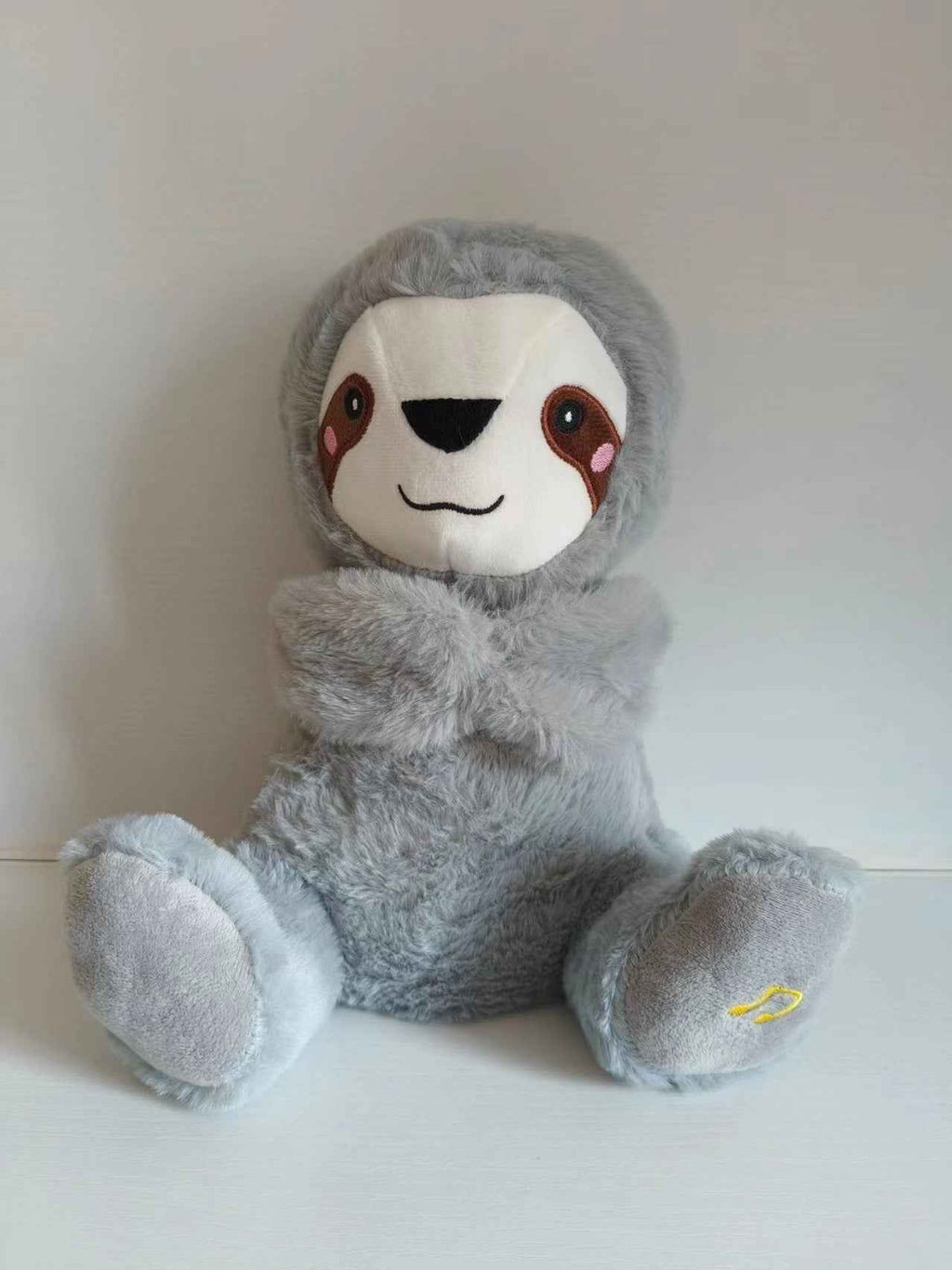Sound Machine Soothe 'n Snuggle Otter Portable Plush Baby Toy with Sensory Details Music Lights & Rhythmic Breathing Motion - HEARTLESS Habits