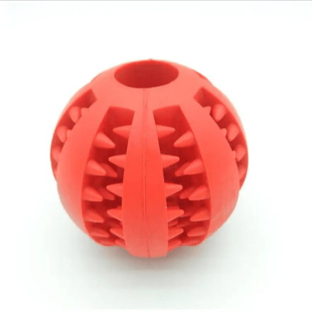 Interactive Rubber Slow Feeder Dog Ball - HEARTLESS Habits