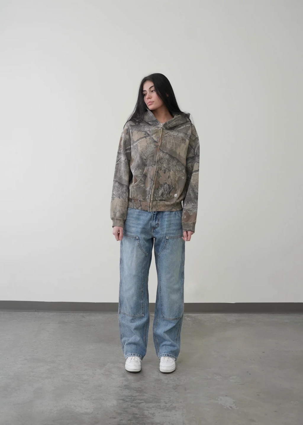 Urban Camo Retro Hoodie - HEARTLESS Habits