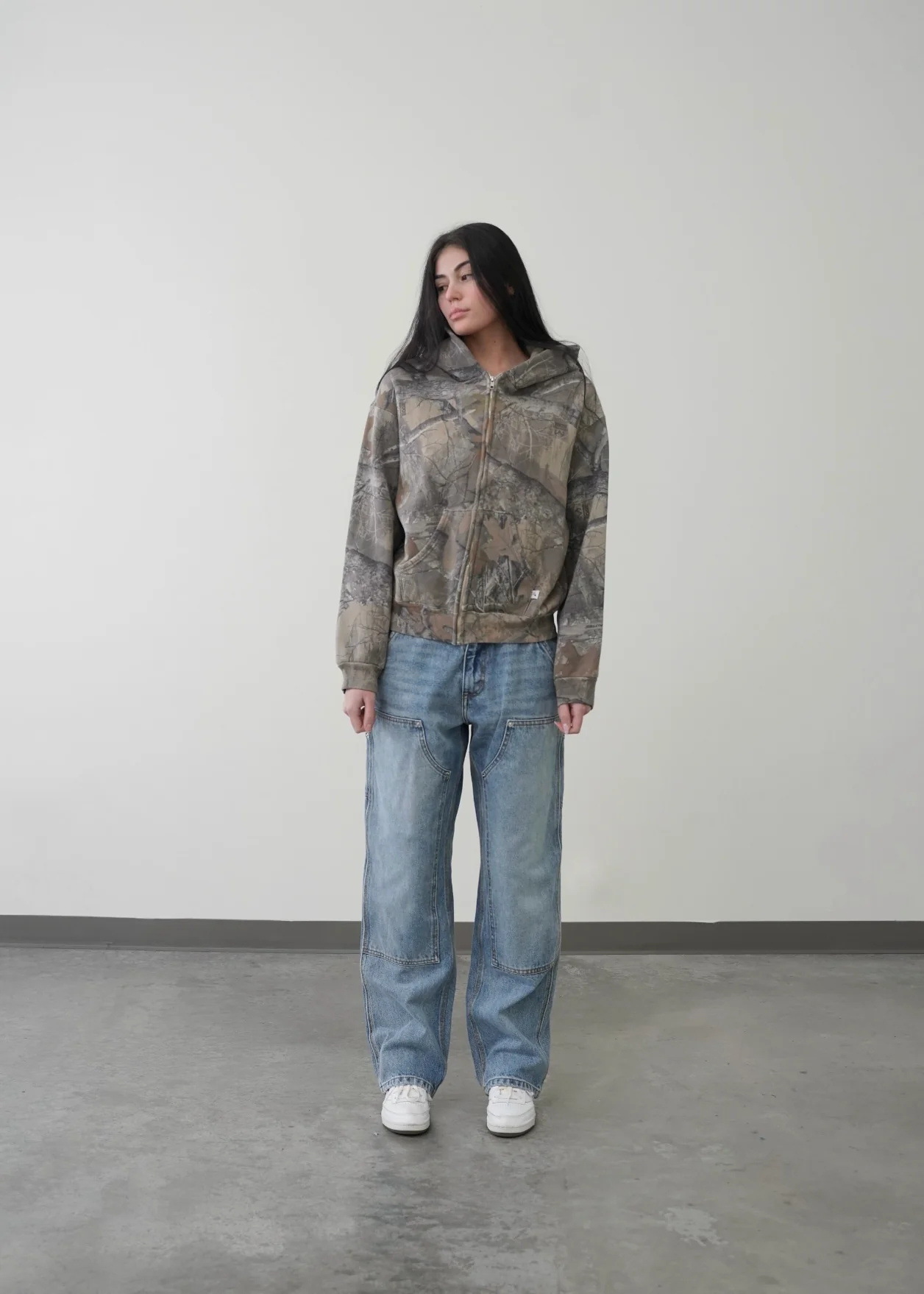 Urban Camo Retro Hoodie - HEARTLESS Habits