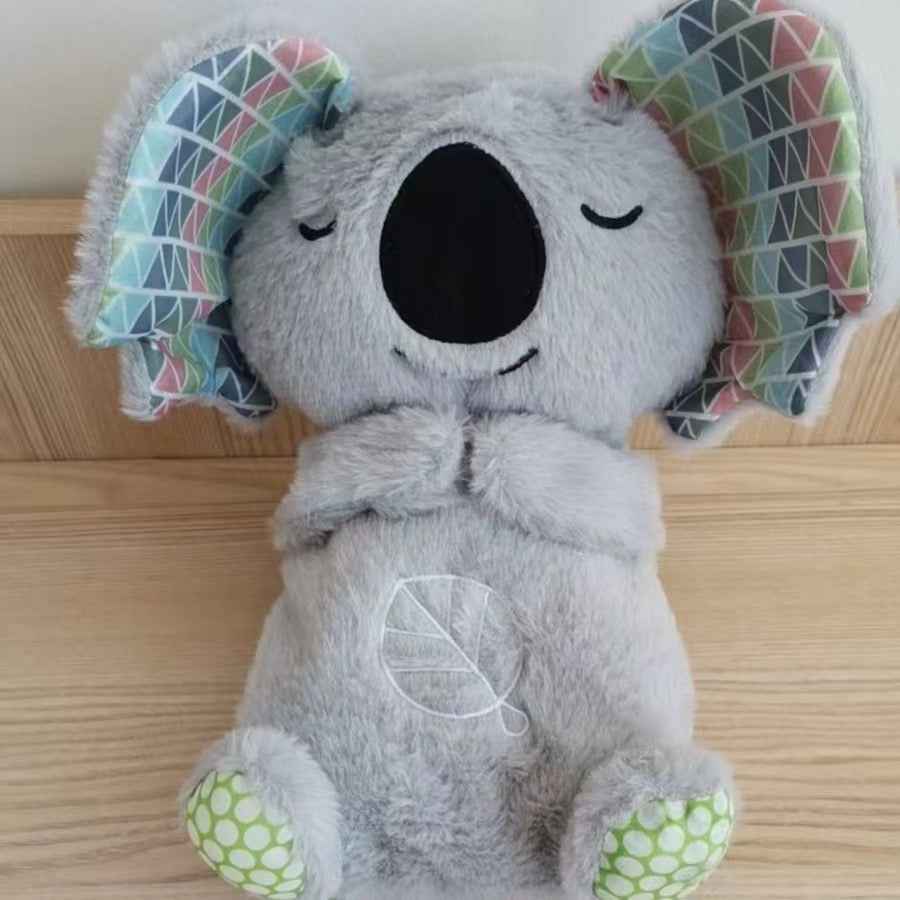 Sound Machine Soothe 'n Snuggle Otter Portable Plush Baby Toy with Sensory Details Music Lights & Rhythmic Breathing Motion - HEARTLESS Habits