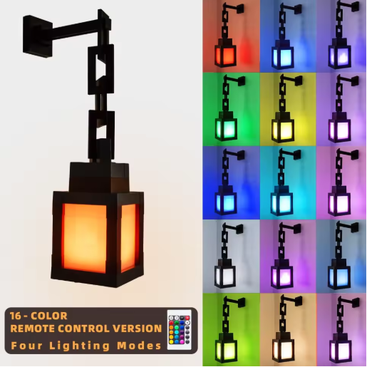 Pixel Style RGB Lantern Light - HEARTLESS Habits