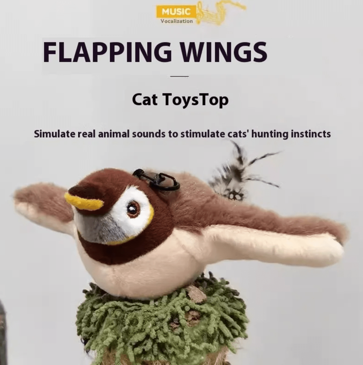 Plush Bird Pet Toy - HEARTLESS Habits
