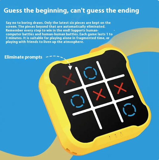 Educational Tic-Tac-Toe Toy for Kids - HEARTLESS Habits