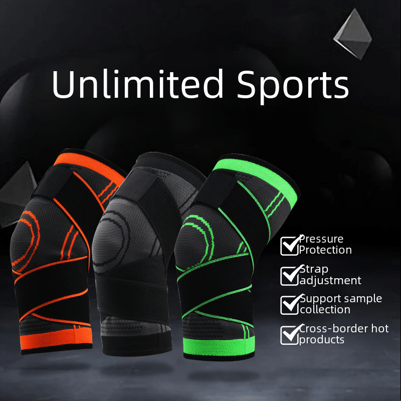 Men's Compression Knee Brace for Sports and Fitness - HEARTLESS Habits