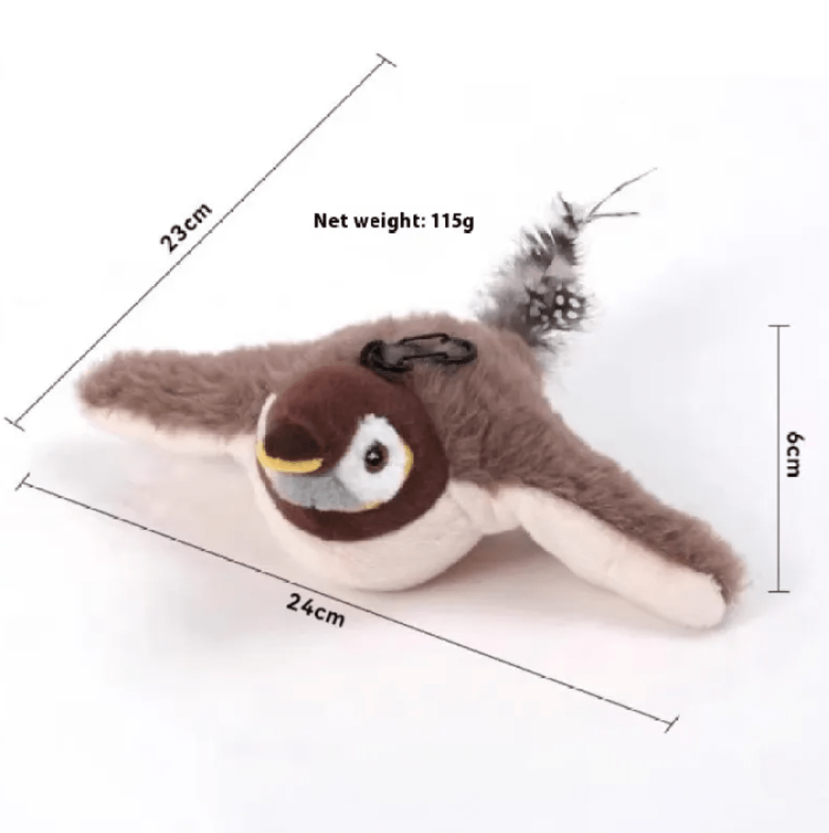 Plush Bird Pet Toy - HEARTLESS Habits