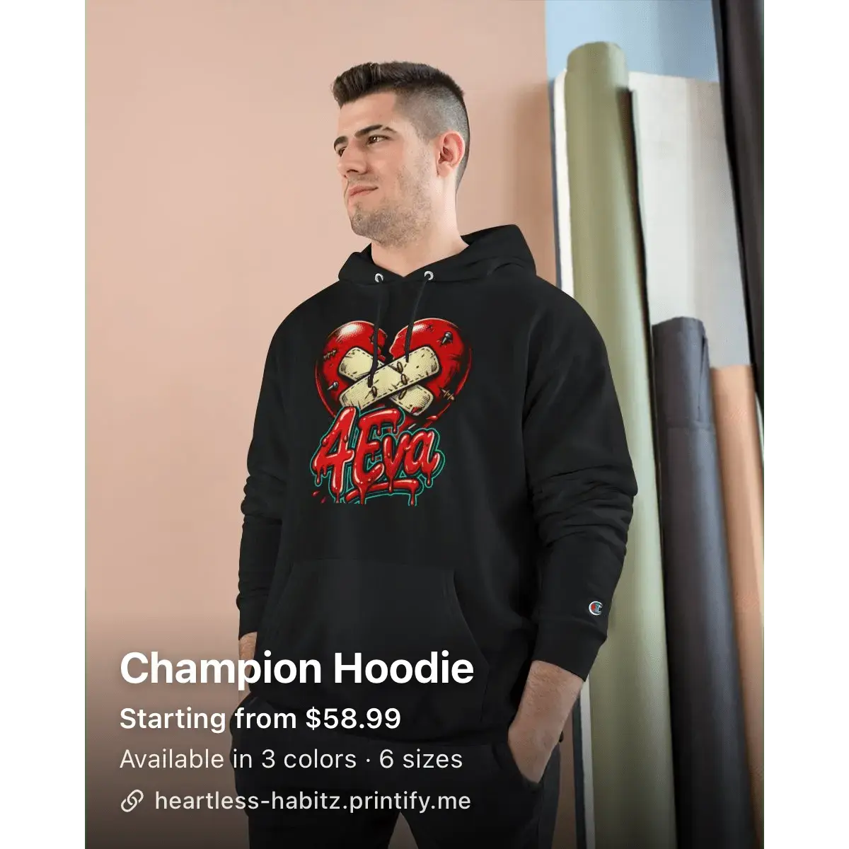 Champion 4eva Heartless Hoodie