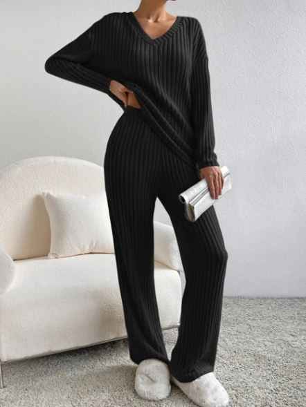 Casual 2-Piece Loungewear Set - HEARTLESS Habits
