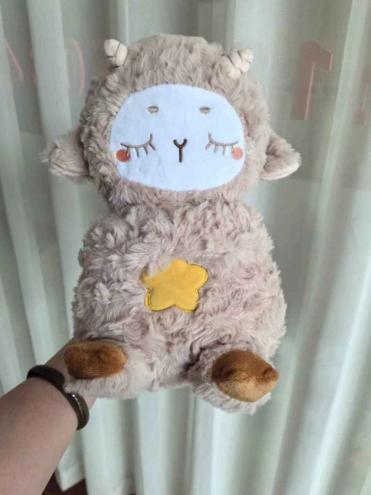Sound Machine Soothe 'n Snuggle Otter Portable Plush Baby Toy with Sensory Details Music Lights & Rhythmic Breathing Motion - HEARTLESS Habits