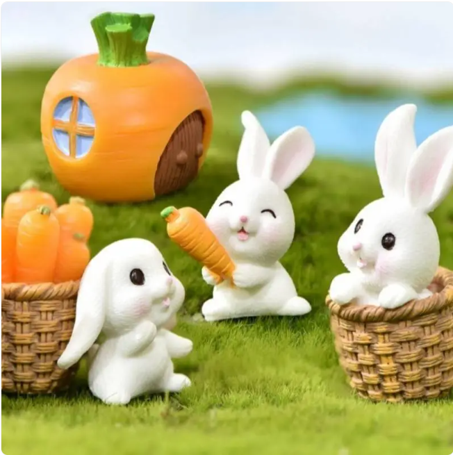 Mini Resin Animal Figurines – DIY Micro-Landscape Decor - HEARTLESS Habits