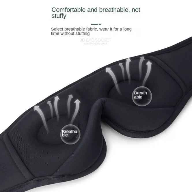 3D Eye Mask Bluetooth 50 Unlimited Music Stereo - HEARTLESS Habits