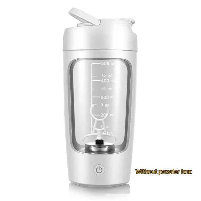 Electric Portable Whey Protein Shaker Bottle - HEARTLESS Habits