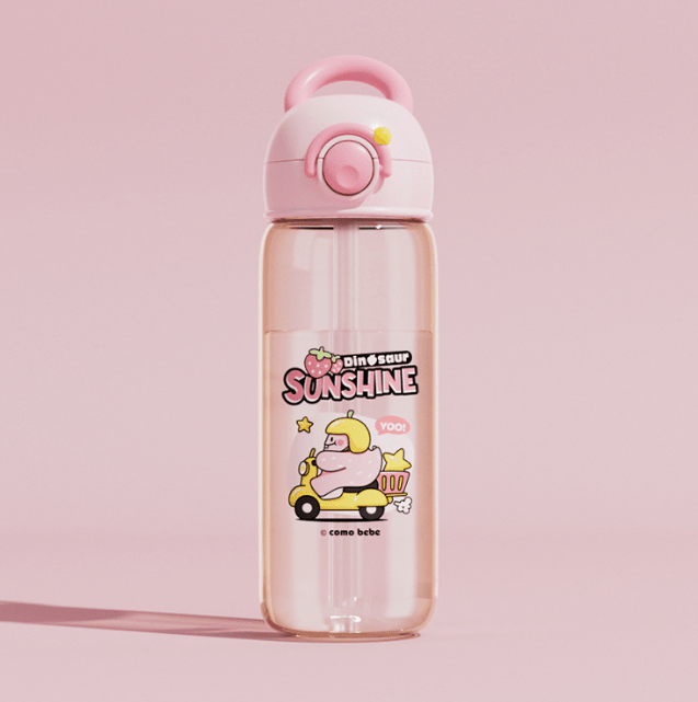 Children's Whale Cartoon Diving Fountain Water Bottle - Tritan Leakproof Sippy Cup (Various Sizes & Colors) - HEARTLESS Habits