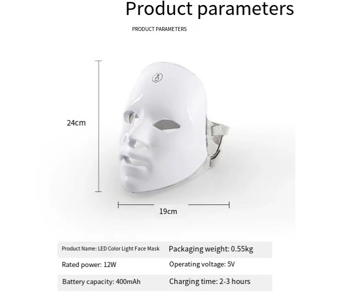 LED Therapy Face Mask For Skin Rejuvenation - HEARTLESS Habits