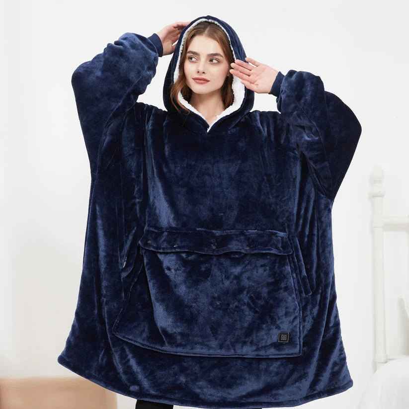 Heated Hoodie Blanket - HEARTLESS Habits