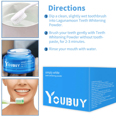 Teeth Whitening Brightening Powder - HEARTLESS Habits