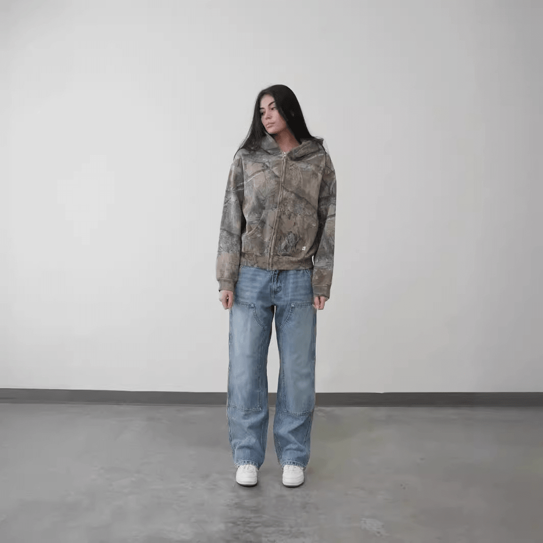 Urban Camo Retro Hoodie - HEARTLESS Habits