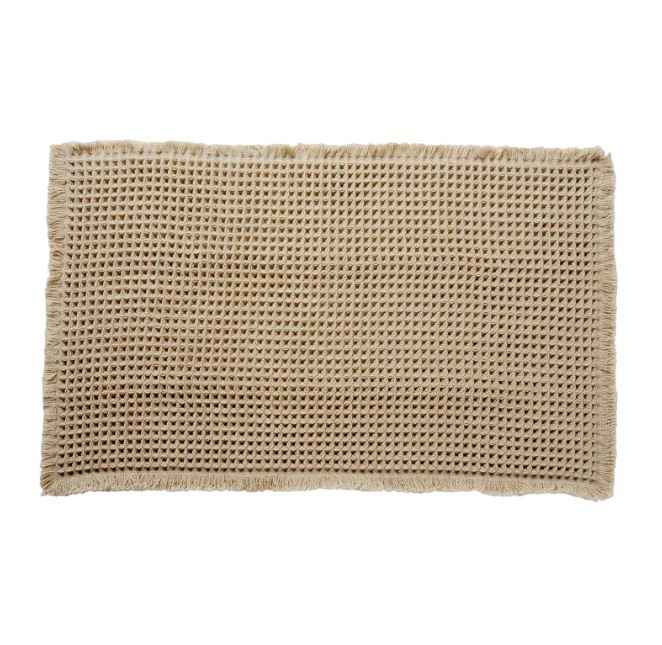 Home Fashion Waffle Bathroom Door Absorbent Carpet - HEARTLESS Habits