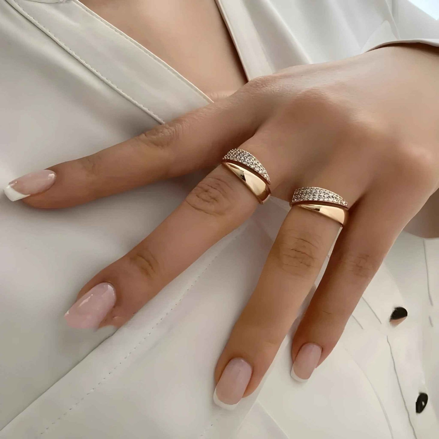 Elegant Adjustable Sparkle Ring - HEARTLESS Habits