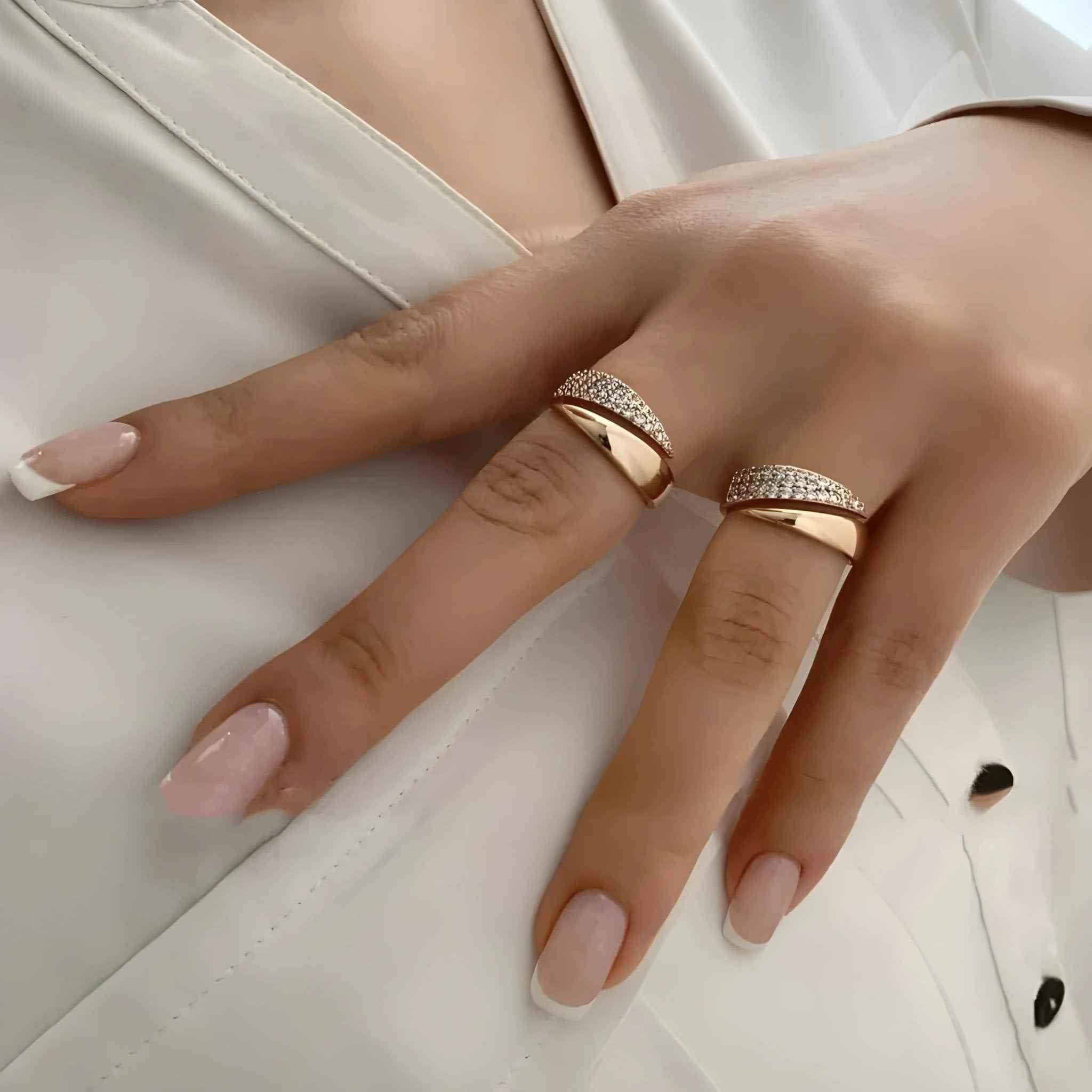 Elegant Adjustable Sparkle Ring - HEARTLESS Habits