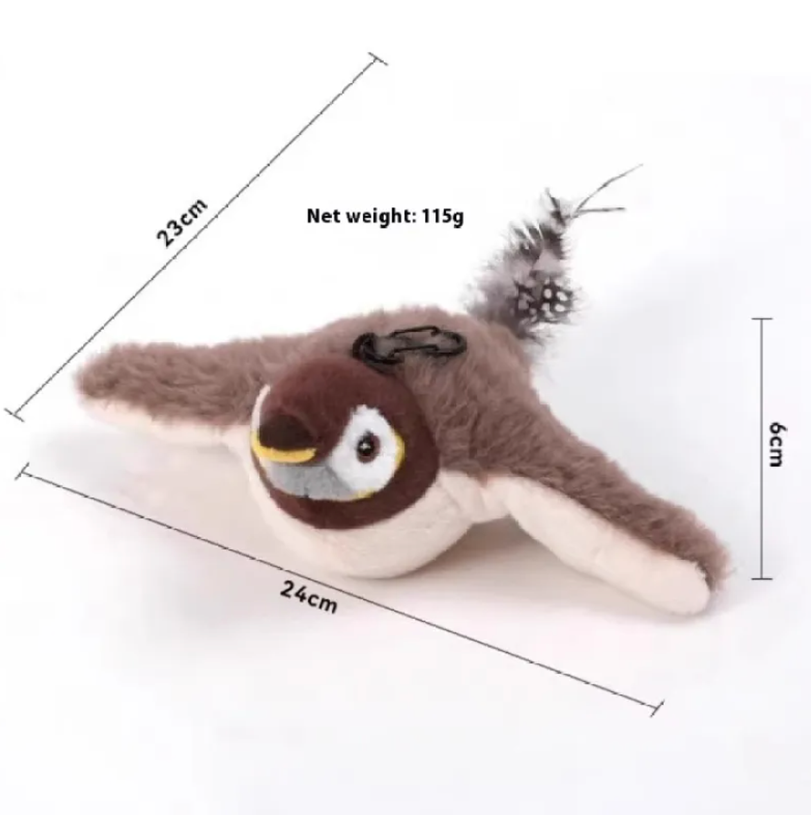 Plush Bird Pet Toy - HEARTLESS Habits